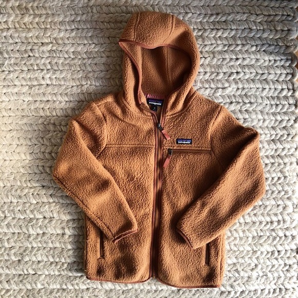 Patagonia Retro Pile Hooded Jacket, Beech Brown - Picture 6 of 6